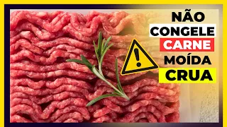 NÃO CONGELE MAIS CARNE MOIDA CRUA | Como congelar carne moída? Veja 4 formas #congelamento