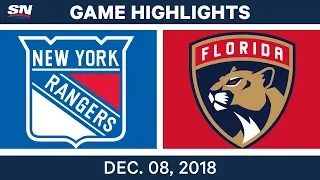 NHL Highlights | Rangers vs. Panthers - Dec 8, 2018