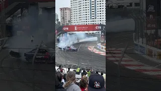 @AdamLZ and @conorshanahan8887 duking it out at the Formula Drift season opener in Long Beach!