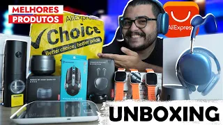 UNBOXING Aliexpress CHOICES os MELHORES produtos BARATOS