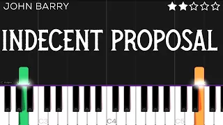 John Barry - Indecent Proposal (Final Scene) | EASY Piano Tutorial