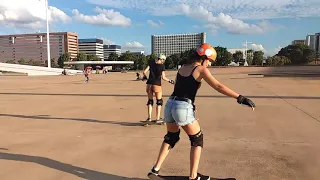 Aula de skate e longboard pra iniciantes! Cibele Gonzalez Apoio Onda Sup