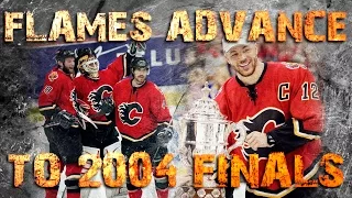 Calgary Flames advance to the 2004 Finals, Game 6 vs San Jose