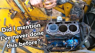 Trying to Bring a Non Running Backhoe to Life- Can it be Fixed?