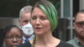 CMPD, CITY OF CHARLOTTE LAWSUIT | Class representative Katlin Rothweiler makes a statement