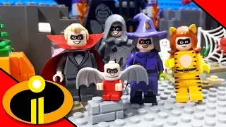 Incredibles 2 Halloween Costumes | Lego Stop Motion | Cartoon For Kids