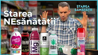 Apele cu vitamine la control! Ape „îmbogățite” cu otravă, baliverne & gogoși | Starea NEsănătății #9