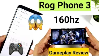 Asus Rogphone 3 160hz refresh rate gameplay review test OMG 😯😱🔥