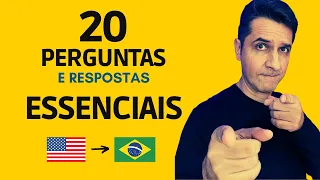 20 perguntas e respostas EM INGLÊS que você PRECISA saber!