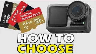 How to Сhoose Micro SD Сard For DJI Osmo Action