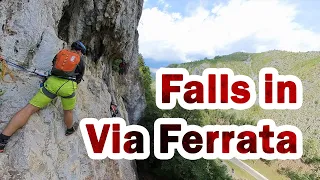 Falls in Via Ferrata - Rock climbing is the reason why I almost fell on Via Ferrata twice