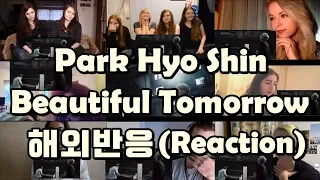 (Kpop Reaction/케이팝 해외반응) 박효신(Park Hyo Shin) - 'Beautiful Tomorrow' MV Reaction  Mashup