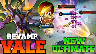 VALE REVAMP CRAZY COMBO SKILL! VALE BEST BUILD AND EMBLEM 2024 | MLBB