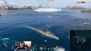 Always a teammate down with this guy - World of Warships