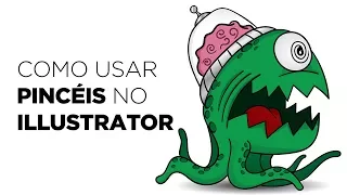 Como usar os pincéis no Illustrator