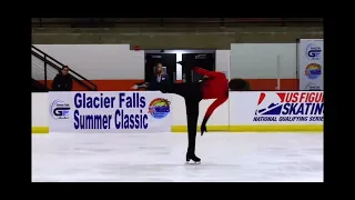 Beck Strommer, Junior Men Short Program, Glacier Falls Classic 2022