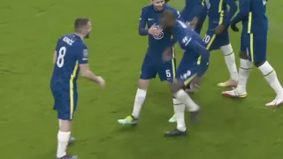 Rüdiger and Kovacic celebration vs Tottenham