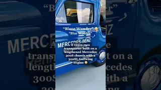 Learn more ⬇️ Mercedes Blue Wonder “Blaue Wunder” was a race car transporter from the 1950s and was
