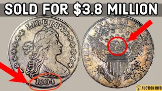 Most valuable coins in the world | Original 1804 Silver Dollar | Sold for 3.8 Million at Auctions