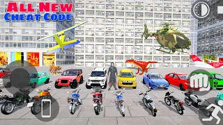 Indian Car Bike Driving 3d All Cheat Codes || indian car bike driving 3d new update||