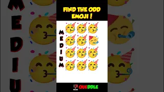 Find the ODD EMOJI Challenge (Part 7) Hindi Paheli | Paheliyan #shorts #queddle #paheliyan