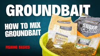 How to mix GROUNDBAIT | Fishing Basics