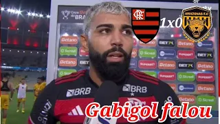 GABIGOL FALOU APÓS RETORNO