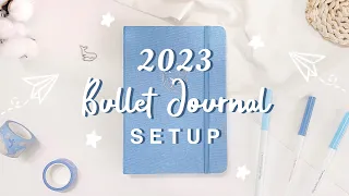 ☁️ my 2023 bullet journal setup