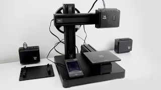 MOOZ 3D Printer, Laser, CNC - Test, Unboxing, Assembly