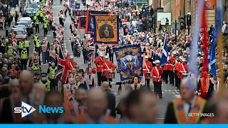 ‘Racist and sectarian’ singing at Orange marches condemned by police