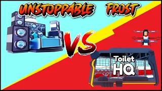 🤯 WOW! 🤯 ❄ FROST DJ ❄ FREEZES OVER TOILET HQ in Toilet Tower Defense