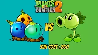 Plants vs Zombies 2 - Bowling Bulb VS Repeater NEW!!