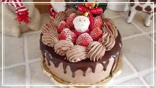 【苦手克服】クリスマスチョコケーキの作り方