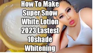 HOW TO MAKE SNOW WHITE whitening LOTION/Extreme Whitening #Advancetutorials