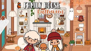 TOCA BOCA 🎃🍂 How To Make a Family House Halloween [House Design] Tocalifeworld | Makeover