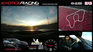 2015 Chevrolet Corvette ZR1. 8 Laps. 1.2 mile Track.