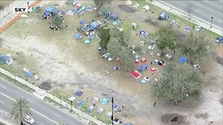 Moving hundreds from "Tent City" in downtown Jacksonville