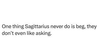 Sagittarius ♐️ Vs. Everyone ♐️♑️♌️⛎♈️♍️♒️♓️♎️♉️♊️♏️