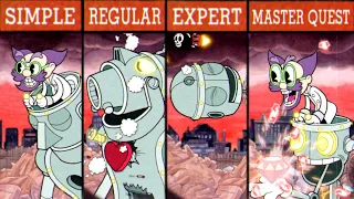 Cuphead: No Hit / Difficulty Comparison / Dr. Kahl's Robot / Master Quest (11)