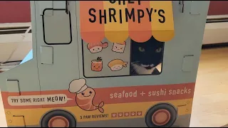 Boots & Barkley Chef Shrimpys Cat Scratcher House Food Truck keeps your furniture safe!