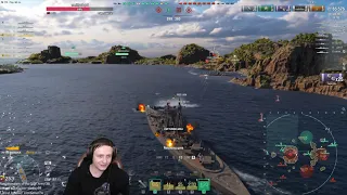 WRECK IN THE WAY! I REPEAT WRECK IN THE WAY - World of Warships - Trenlass #shorts