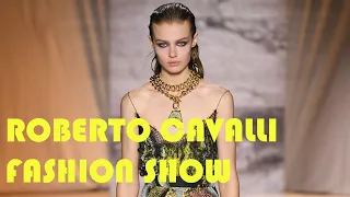 défilé ROBERTO CAVALLI automne hiver 2024 2025 #mfw #runway