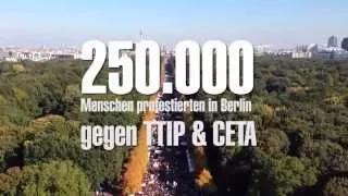 Rekord: 250.000 gegen TTIP & CETA auf der Straße