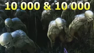 10 000 Зомби против 10 000 Рыцарей Ultimate Epic Battle Simulator