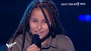 Amazing blind auditions of girls./The Voice Kids 2020 France