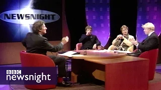 The UK's place in Europe? Paxman, Boris and Eddie Izzard (1997) - Newsnight archives