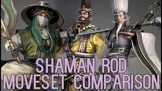 DYNASTY WARRIORS 9 Shaman Rod Moveset Comparison