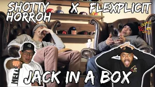 TALK ABOUT A HEADNODDER!!!! | Americans React to Jack in a Box - Shotty Horroh ft. Flexplicit