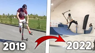 MY 3 YEAR SCOOTER PROGRESSION (2019-2022)