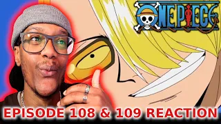 SANJI SAVES THE TEAM!! | One Piece Episode 108 & 109 REACTION | FIRST TIME | "Alabasta Arc" | ワンピース